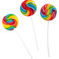 24 Circus Rainbow Lollipops Individually Wrapped, Bursting With Fruity Flavor, Great Swirl Lollipops For Kids Birthday Parties,