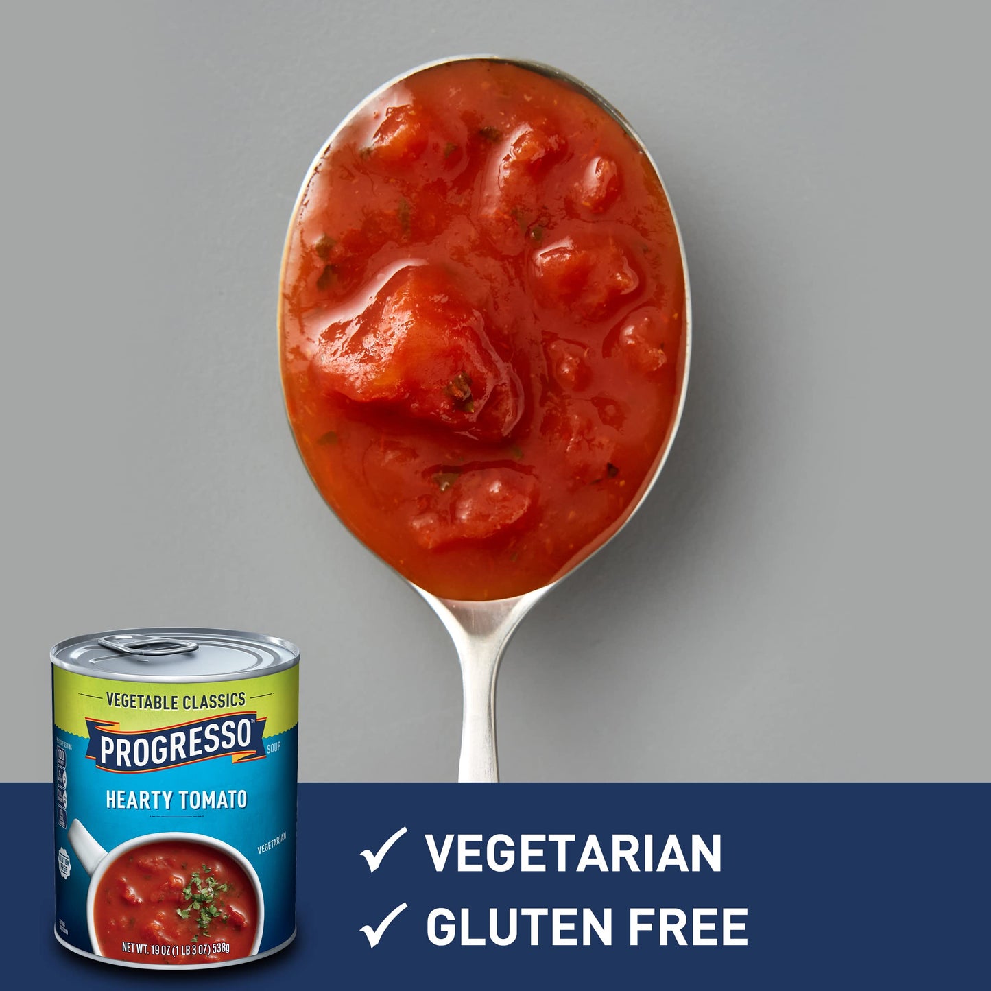 Progresso Vegetable Classics Soup, Hearty Tomato, 19 Oz, Pack Of 12