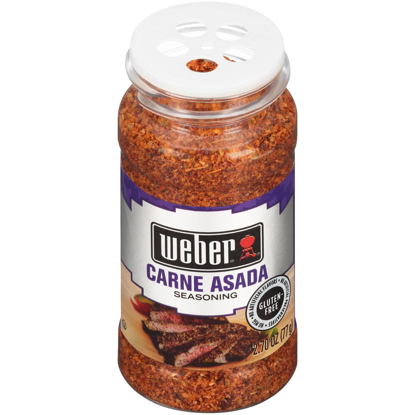 Weber Carne Asada Seasoning, 2.70 Ounce Shaker (Pack of 5)