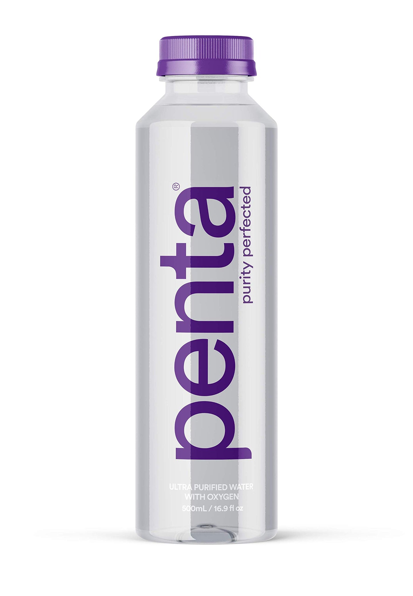 Penta Ultra-Purified Water, Oxygen Infused Natural pH Hydration, Solar-Powered 13 Step Purification Process,16.9 Fl Oz (Pack of 