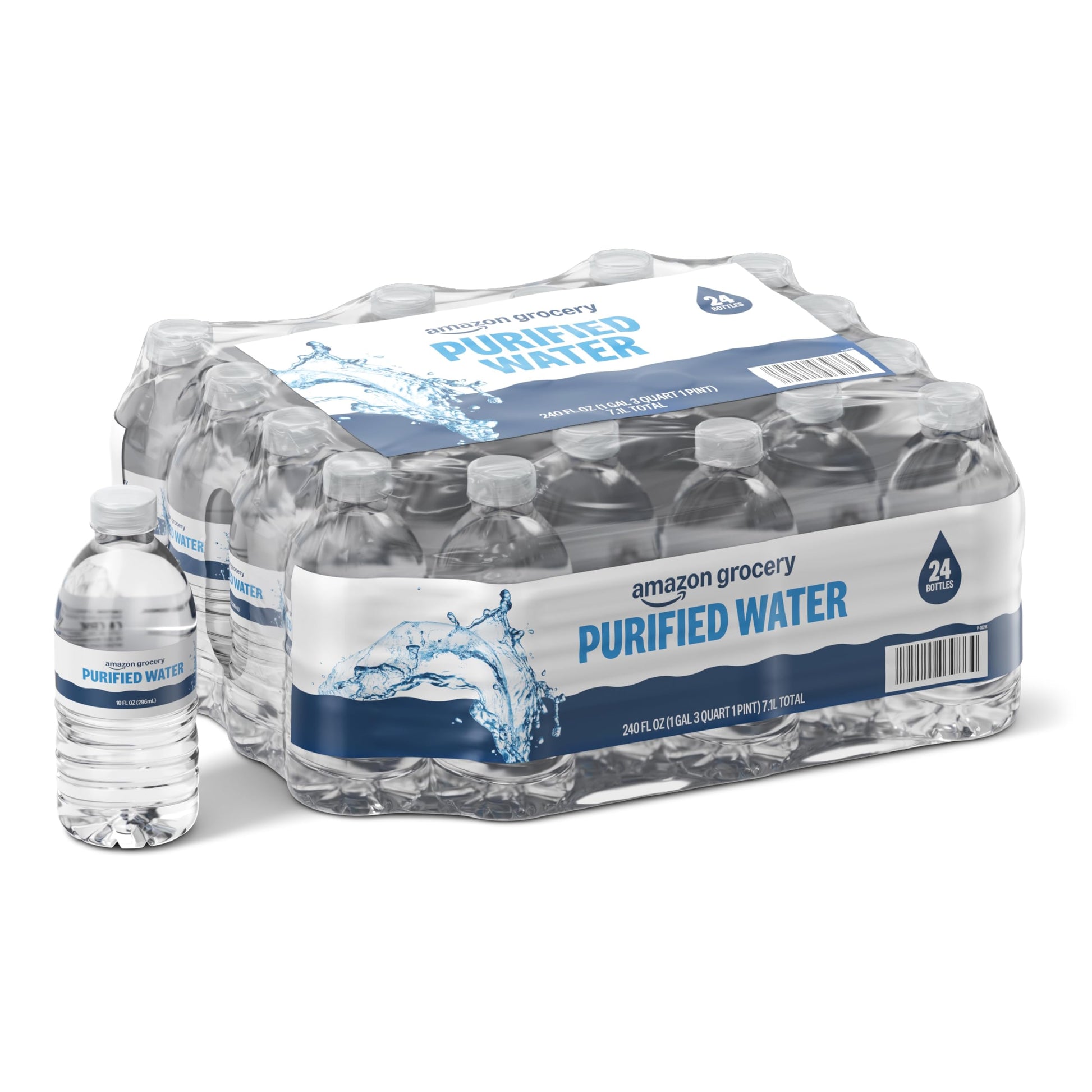 large online retailer Grocery  Purified Water  Plastic Bottles  10 Fl Oz  Pack 24