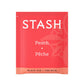 Stash Peach Black Tea, 20 Count (Pack of 6), 120 Tea Bags Total, Model 08255
