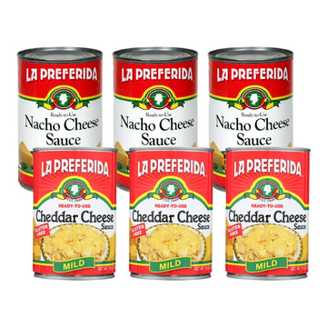La Preferida Cheese Sauce (Cheddar & Nacho) (3ea / 15oz) (Variety Pack)