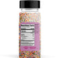 Unpretentious Rainbow Nonpareils Sprinkles - Multi-Use Shaker Bottle for Dessert Decorating
