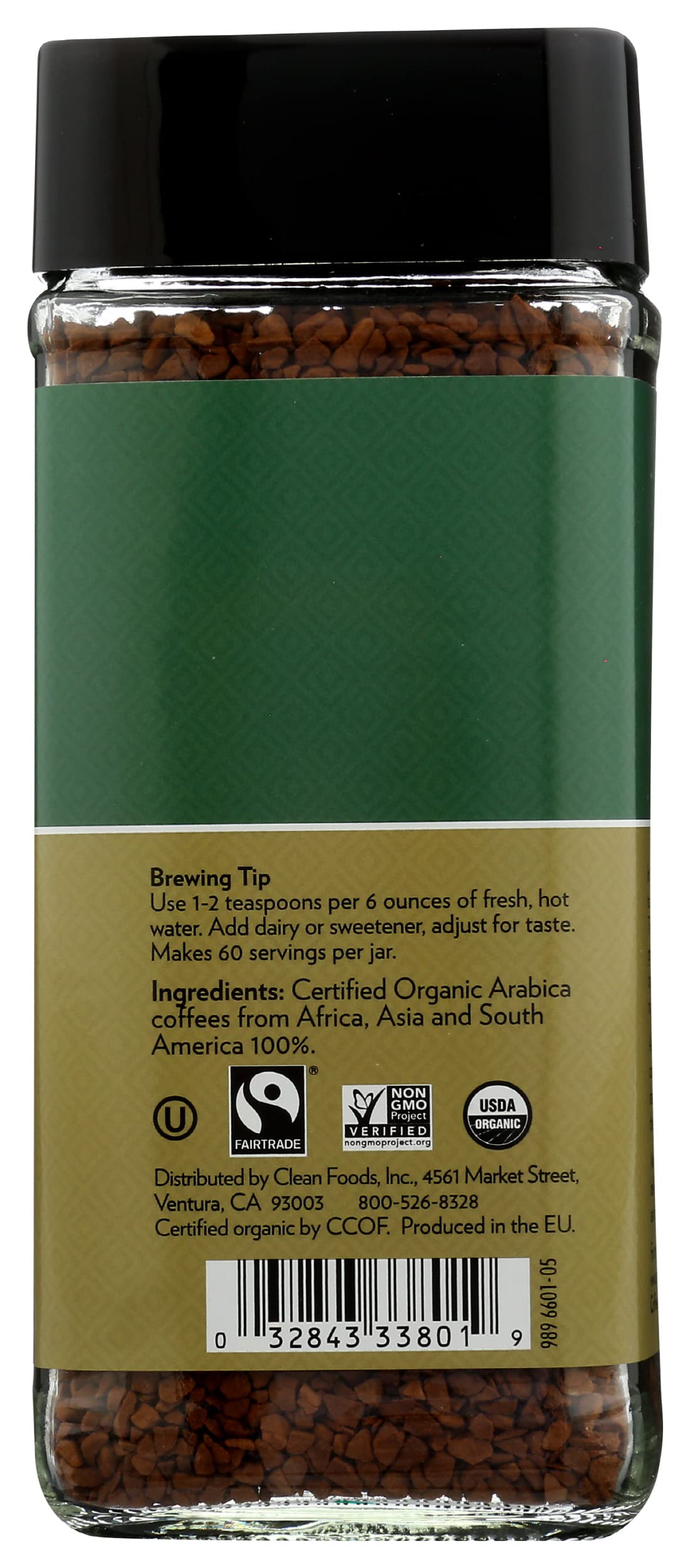 Café Altura, Organic Freeze Dried Coffee, 3.5 Oz
