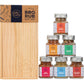 Bbq Rub Gift Set - Spice Gift Set In Enhanced Wooden Box - Great Grilling Gift For Fathers Day, Christmas, Birthday For Him, Dad, Men, Or Her - Unique Barbecue Seasonings (Set Of 6)