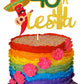 Caiwowo Fiesta 40th Birthday Cake Topper - Taco Bout 40 - Glitter Paper Decoration for Birthday Party