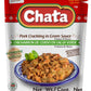 Chata Pork Crackling Salsa Verde Pouch | Tasty Pork In Flavorful Green Sauce | Ready-To-Eat | No Gluten + Preservatives | Keto F