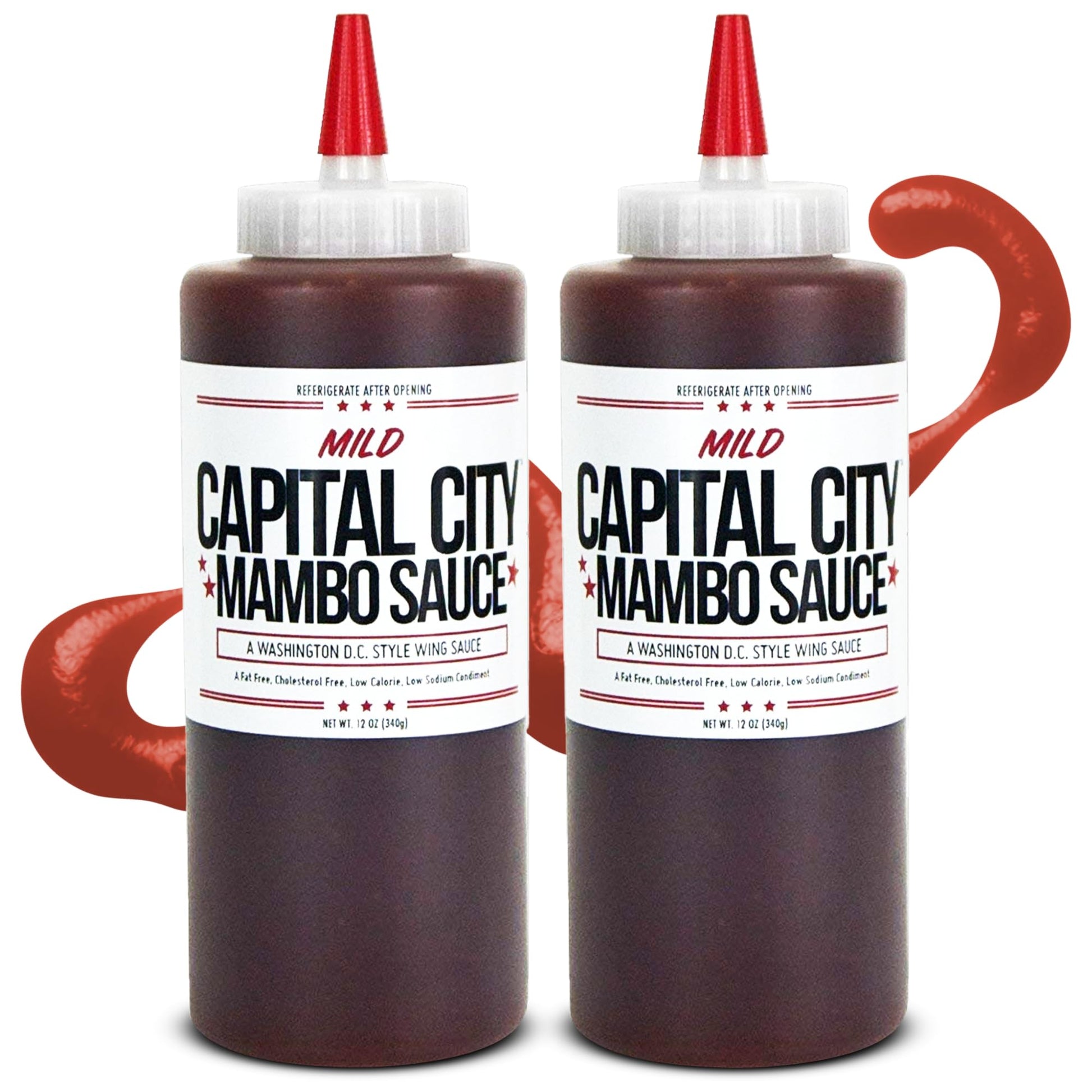Capital City Mambo Sauce Mild - Perfect for Wings, Chicken, and More - 12 Fl Oz (2 Pack)