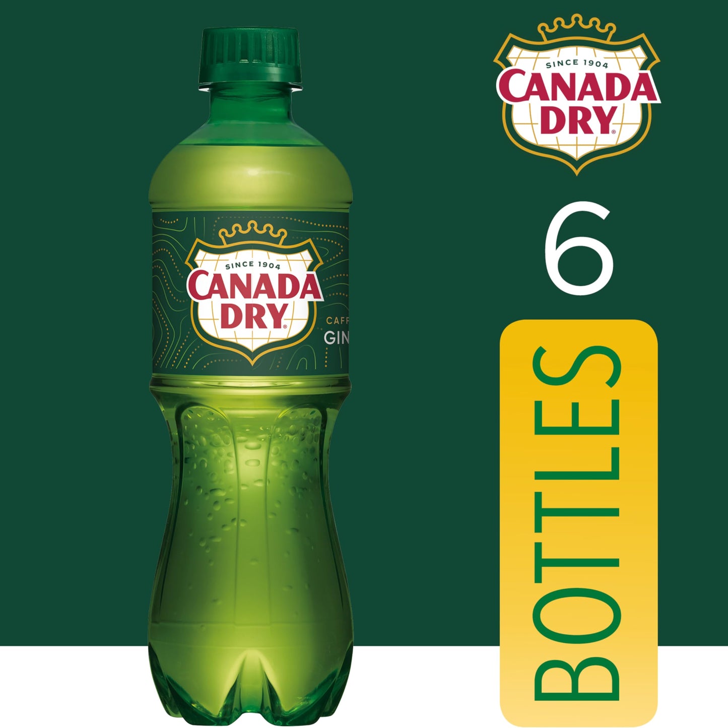 Canada Dry Ginger Ale Soda  .5 L bottles  6 pack