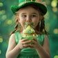 Trunahcao Sprinkles - St. Patricks Day Edible Confetti for Cake Decorating, Cookies, Ice Cream - 4.58oz Green Jimmies Mix