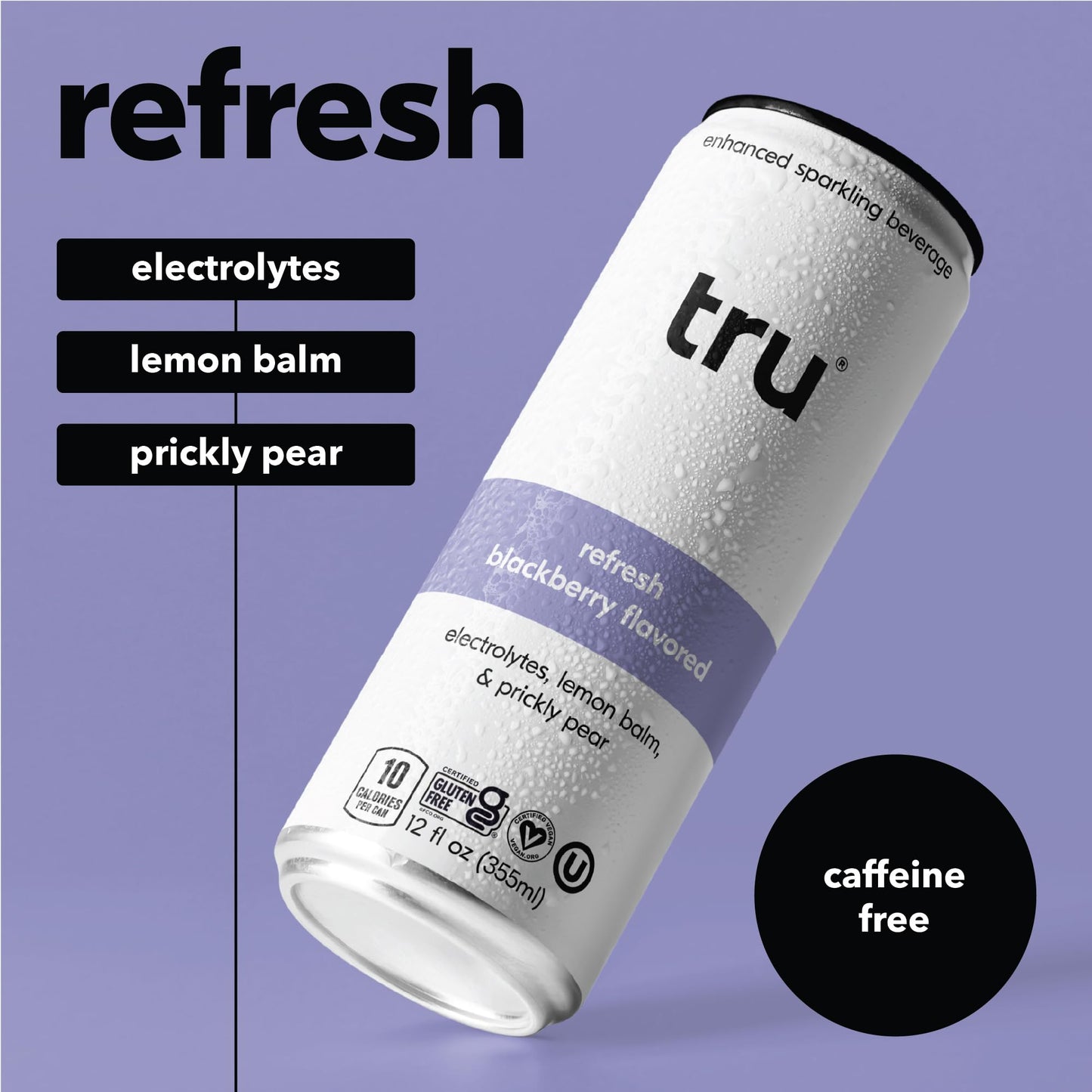 Tru Seltzer Sampler Variety Pack, Sparkling Water with Real Fruit Juice, 12 FL OZ Cans, 7 Pack, Gluten Free, Vegan, Low Calorie