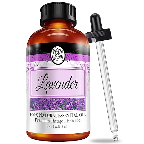 Oil Of Youth Essential Oils 4Oz - Lavender Essential Oil - 4 Fluid Ounces