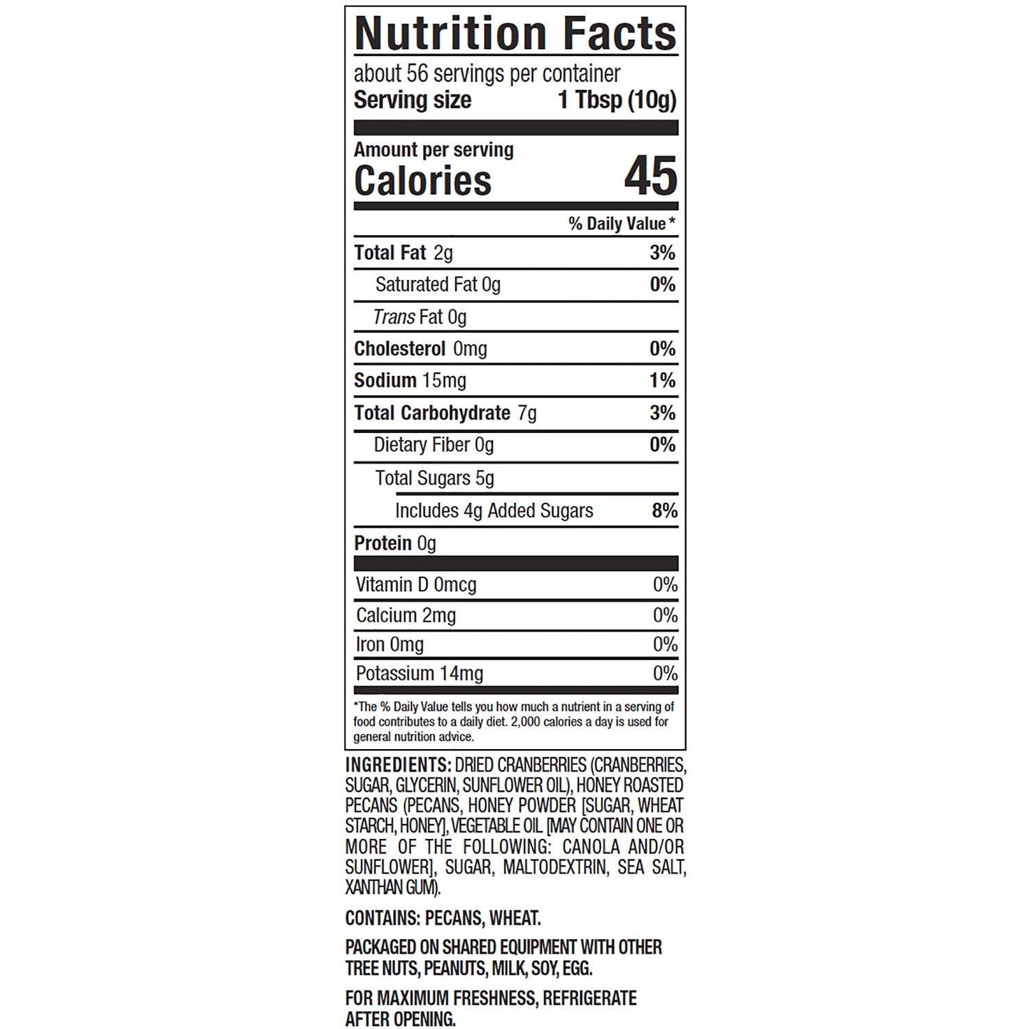 Fresh Gourmet Dried Cranberry & Pecan Topping (Net Wt 20 Oz),, ()