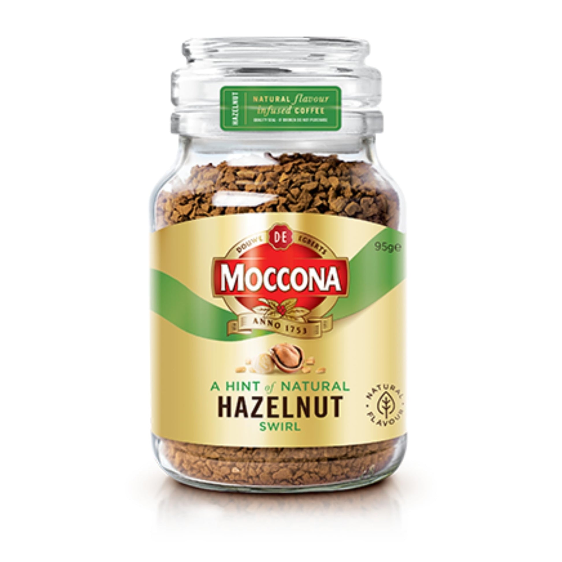 Moccona Hazelnut Instant Coffee Granule Jar,95 Gm