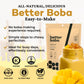 Better Boba All-Natural Mango Boba Pearls | Kosher, Vegan, Gluten-Free, Non-Gmo Popping Boba For Bubble Tea, Desserts| 8 Oz Pack