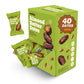 Realsy Medjool Dates - Organic, Gluten-Free, Vegan Snack, No Sugar Added, Single Wrapped (40 ct), Almond Butter