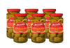 Mezzetta Jalapeno Stuffed Olives, Medium Heat | Gluten Free, Keto | 6 Ounce Drained Weight Jar (Pack of 6)