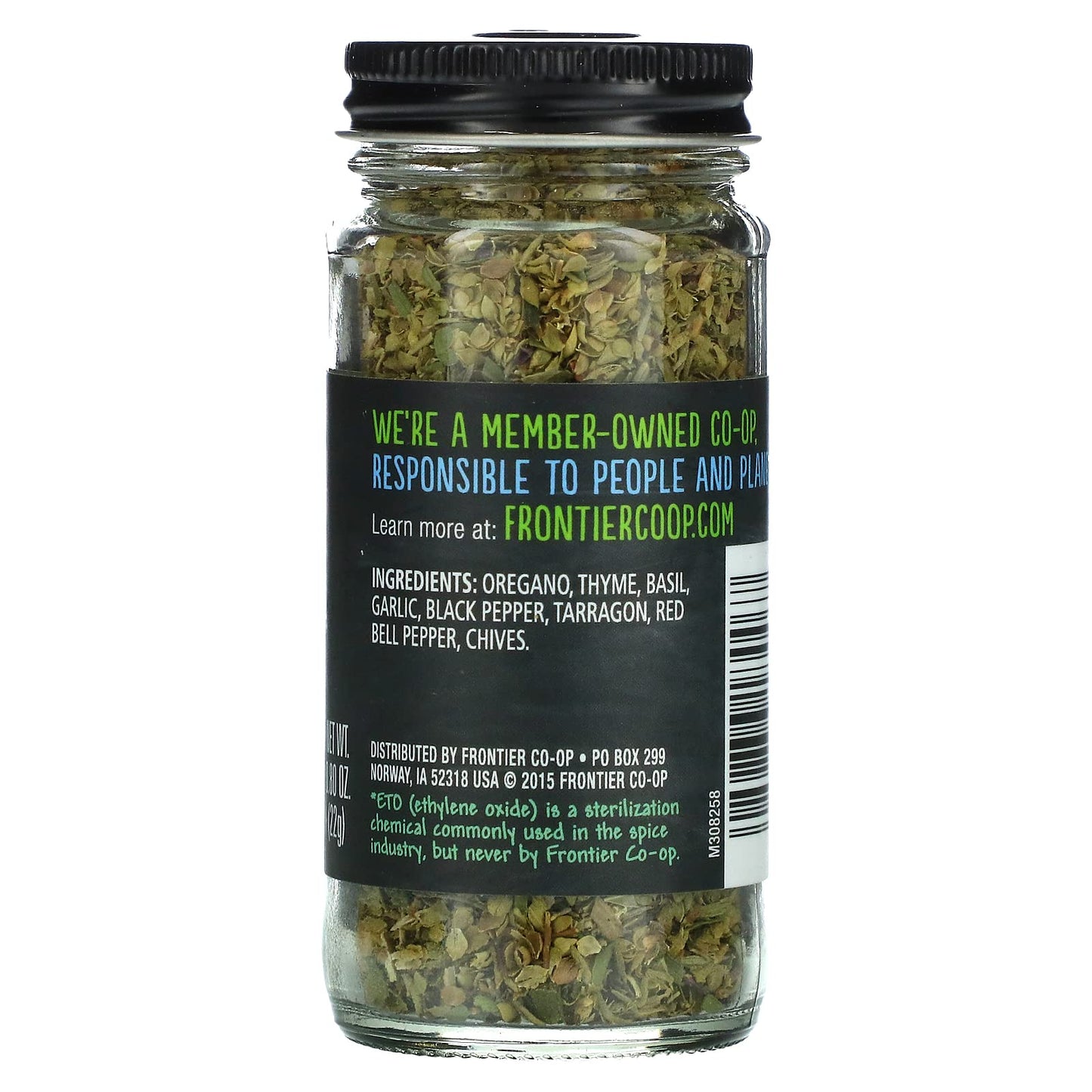 Frontier Herb Italy Blend Spice - Salt - Free Blend - 0.8 Ounces