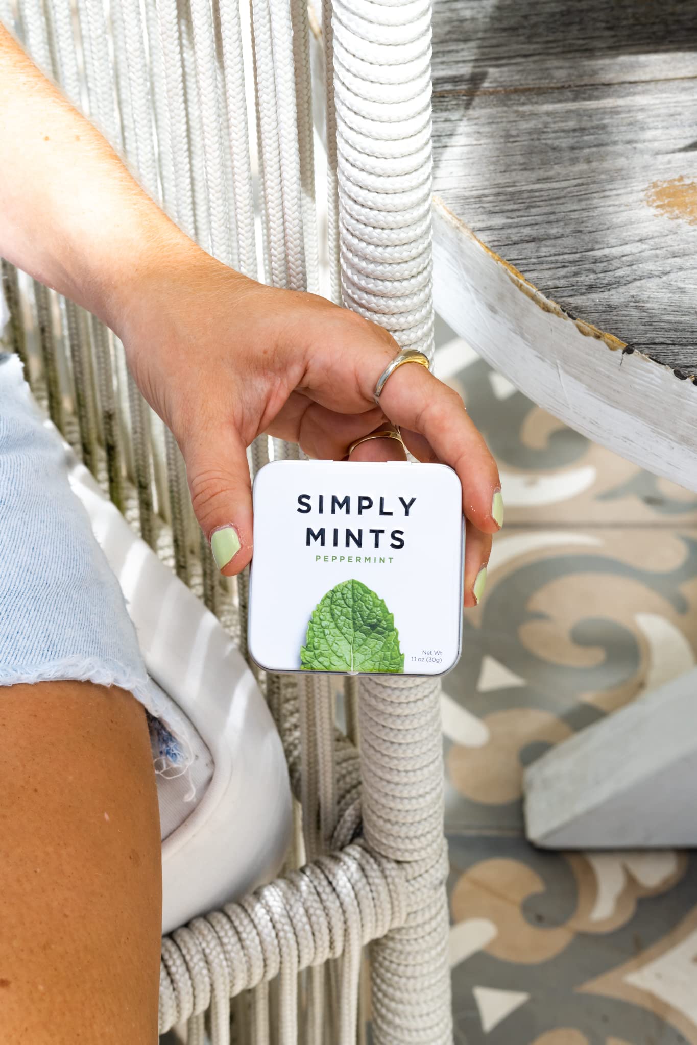 Simply Mints (Peppermint, 30 Count (1 Tin))