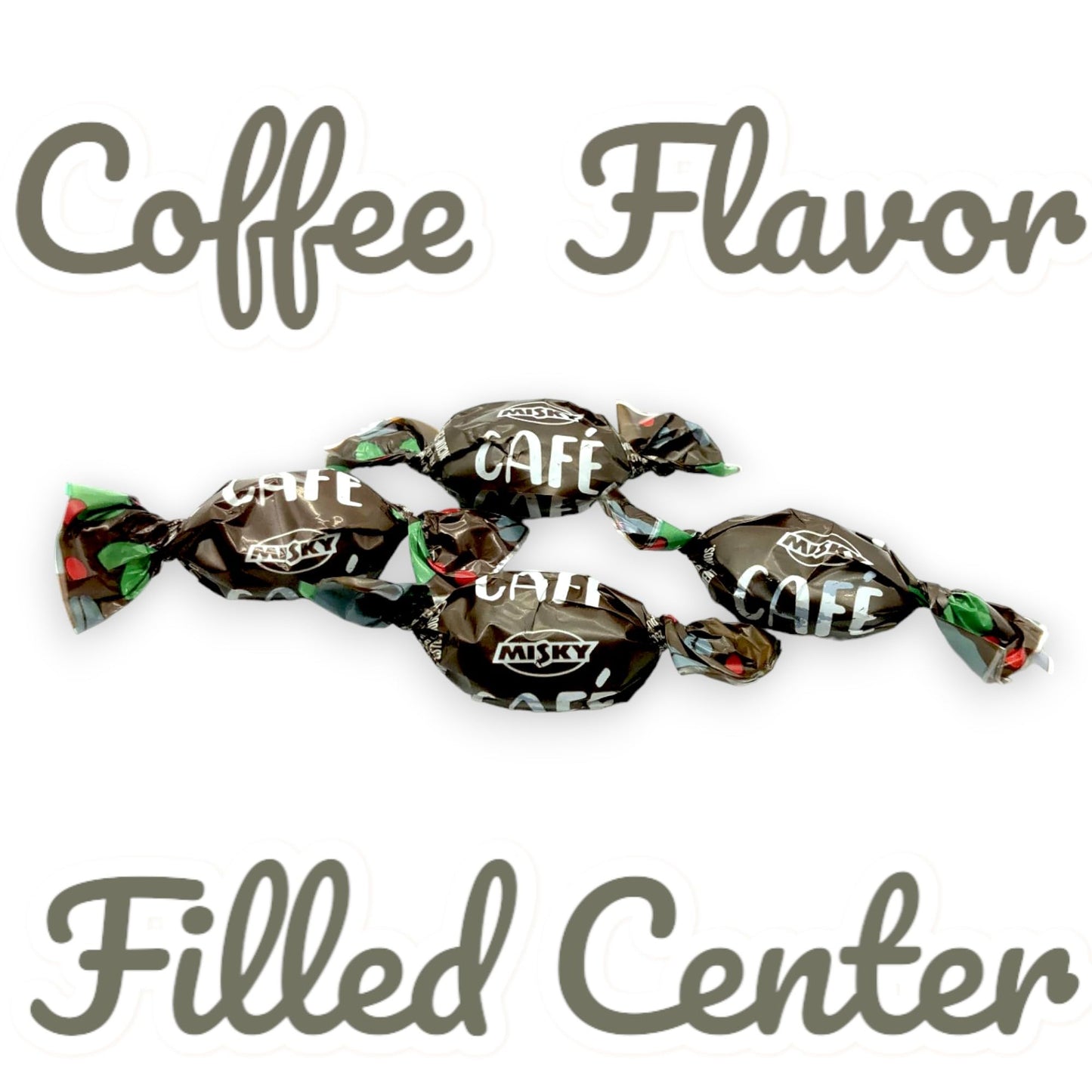 Arcor Coffee Flavor Filled Hard Candy-1.5 Lbs Flavorful Coffee Filled Bon Bons For A Quick Burst Of Energy-Individually Wrapped