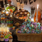 Lupy Lups! Cotton Candy Party Pack Halloween Edition - 0.5 oz 24 Pack Each  Individually Wrapped - Perfect for Stockings    Party Favors  Buffet Tables  and Piatas