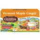 Celestial Seasonings Herbal Tea Vermont Maple Ginger Caffeine Free 20 Count Pack of 6 Natural