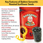 Babkini Semechki Sunflower Seeds - Non Gmo Seed Packed With Protein& Fiber - Roasted Sunflower Seeds With Resealable Zip Lock Pa