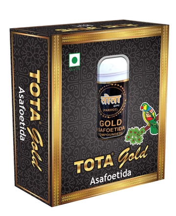 Tota Gold 100% Pure Asafoetida Granules  Natural And Vegan Gluten Free Indian Spice -7Gm Hing Asafetida Spice  Best Heeng For Ga