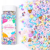 Unicorn Sprinkles Mix | Pink Blue Purple Rainbow | Sprinkles for Cake Decorating | Cupcake Toppers | Ice Cream | Cookie | Fancy 
