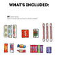 Birthday Care Package (65 Count) Snacks Cookies Chocolate Bar Chips Candy Party Variety Gift Box Pack Assortment Basket Bundle M