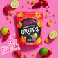 Wowza Fuego-Lime Rice Crisps, Healthy Sticky Rice Crunchy Rice Crisps, 3.5 oz bag (8 pack)