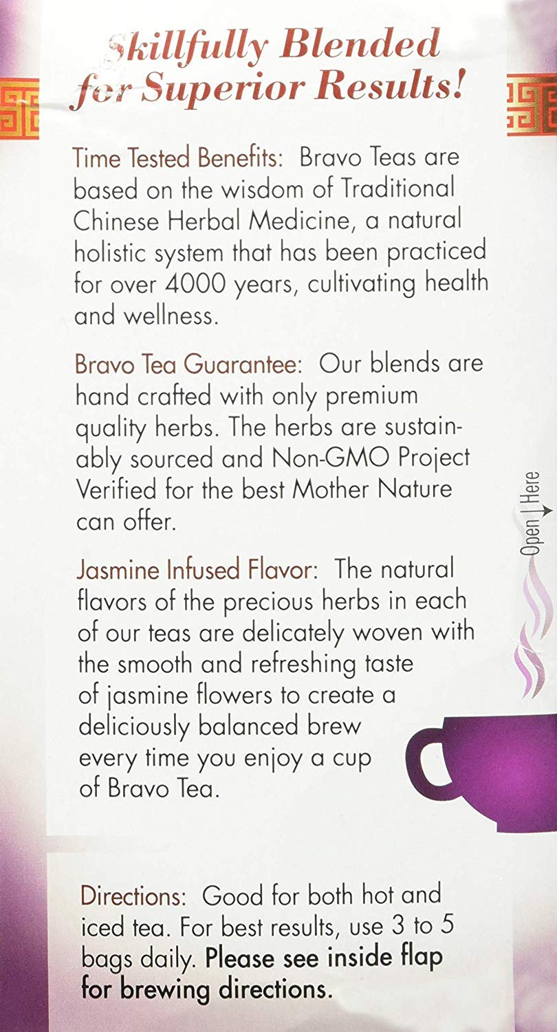 Bravo Tea Kidney Strong Herbal Tea, Caffeine Free, 20 Tea Bags, Pack of 2
