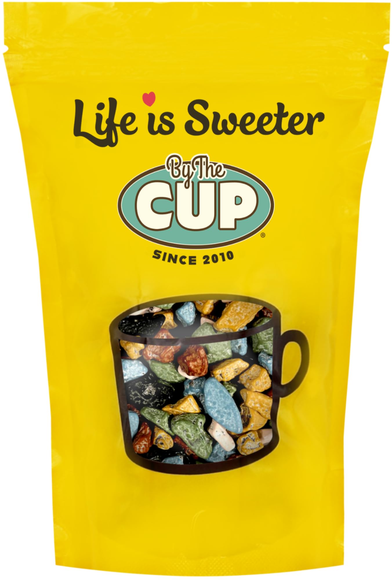 By The Cup Candy Coated Chocolate Rocks, 2 Lb Bulk Bag