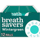 Breath Savers Wintergreen Sugar Free Breath Mints, Holiday, 0.75 Oz Rolls (24 Count)
