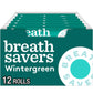 Breath Savers Wintergreen Sugar Free Breath Mints, Holiday, 0.75 Oz Rolls (24 Count)