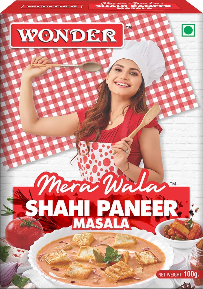 Wonder Mera Wala Shahi Paneer Masala, (100G) / For Delicious & Flavourful Cooking/No Artificial Flavour Added