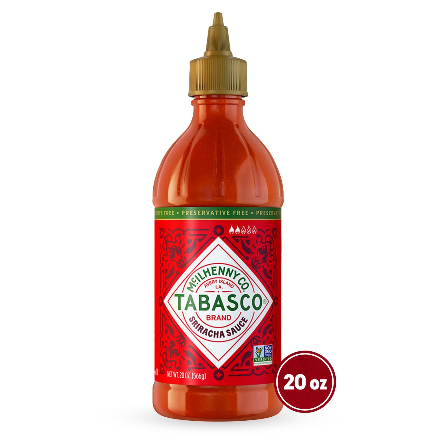 TABASCO Sriracha Hot Chili Sauce - 20 Oz. Bottle