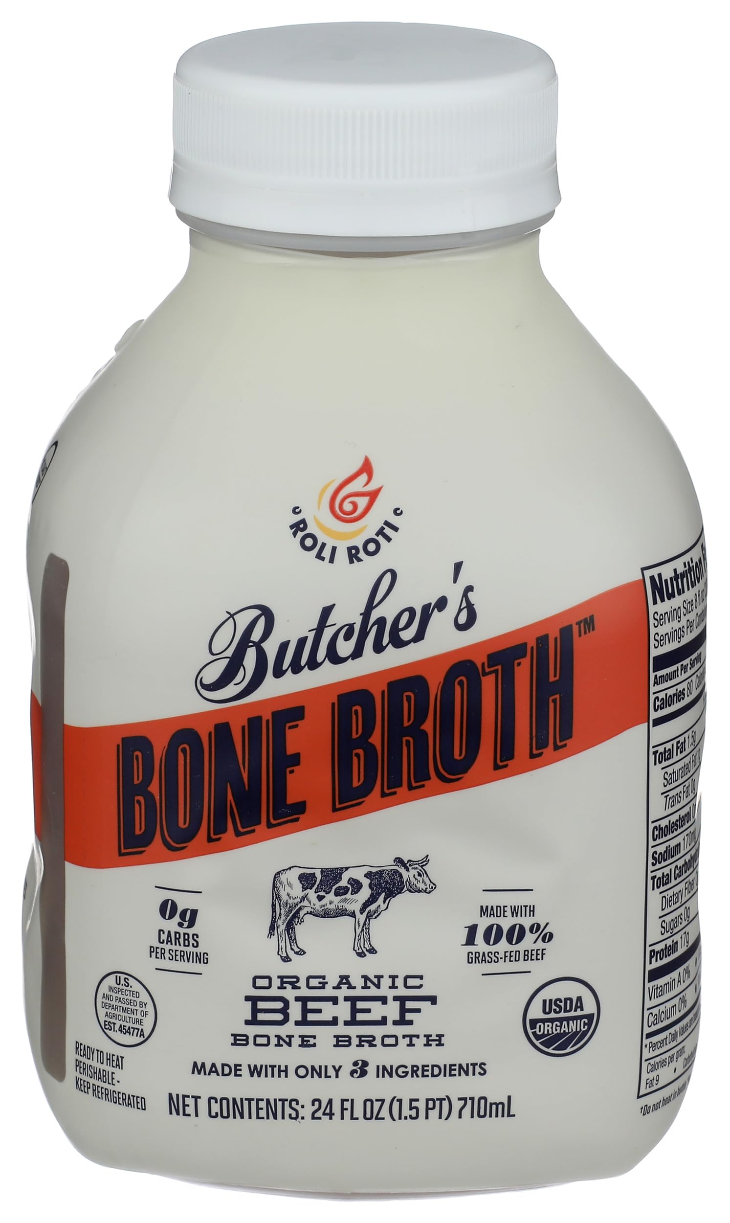 Roli Roti, Broth Butchers Beef Bone, 24 Ounce