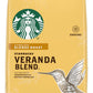 Starbucks Veranda Blend Coffee, Blonde Roast Ground Coffee, Made with 100% Arabica Coffee, FlavorLock Packaging for Fresh Flavor