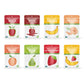 Natures Turn Freeze-Dried Fruit Snacks, Sampler Variety, Pack Of 8 (1.2 Oz Each)