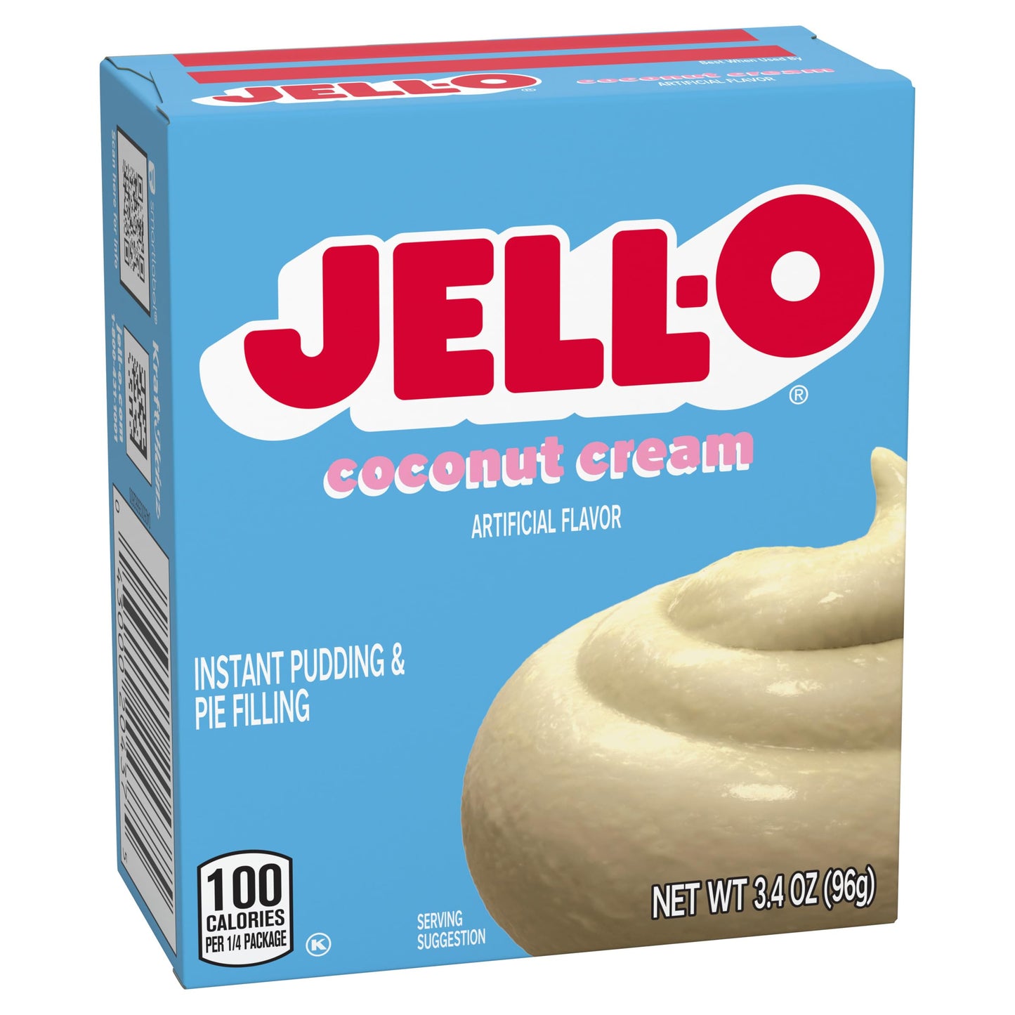 Jell-O Coconut Cream Instant Pudding & Pie Filling 34 Oz (96G) (3-Pack)