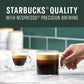 Starbucks Blonde Espresso Roast compact pieces, Nespresso Vertuo Compatible, 10 Count