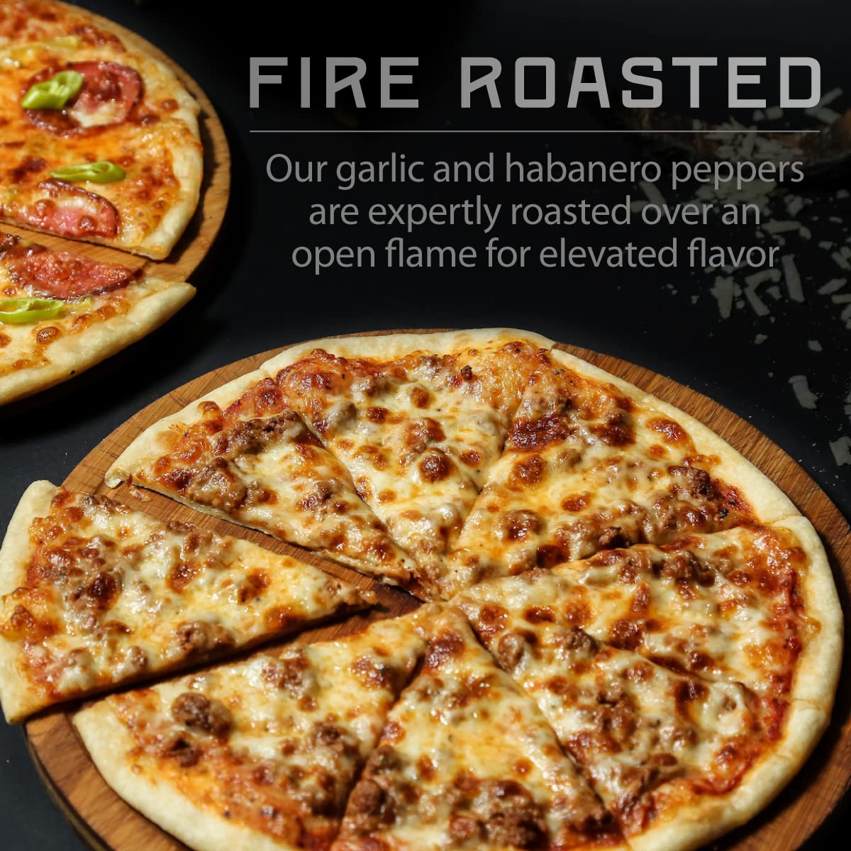 Melindas Fire Roasted Garlic & Habanero Hot Sauce - Made With Garlic, Roasted Fresh Peppers, Lime Juice - Richy & Smoky Habanero