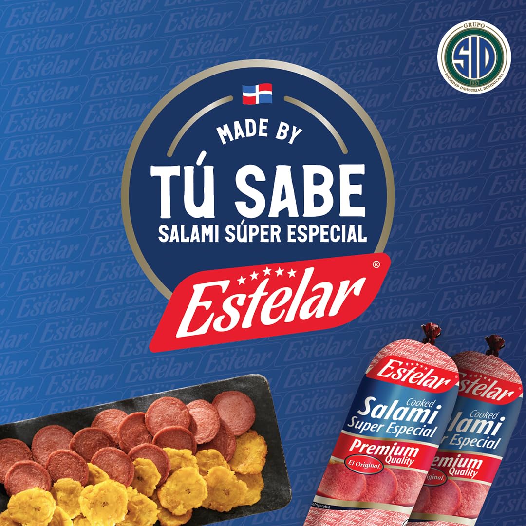 Salami Super Especial Estelar 2 Pack (2 lb each)- Authentic Dominican Salami