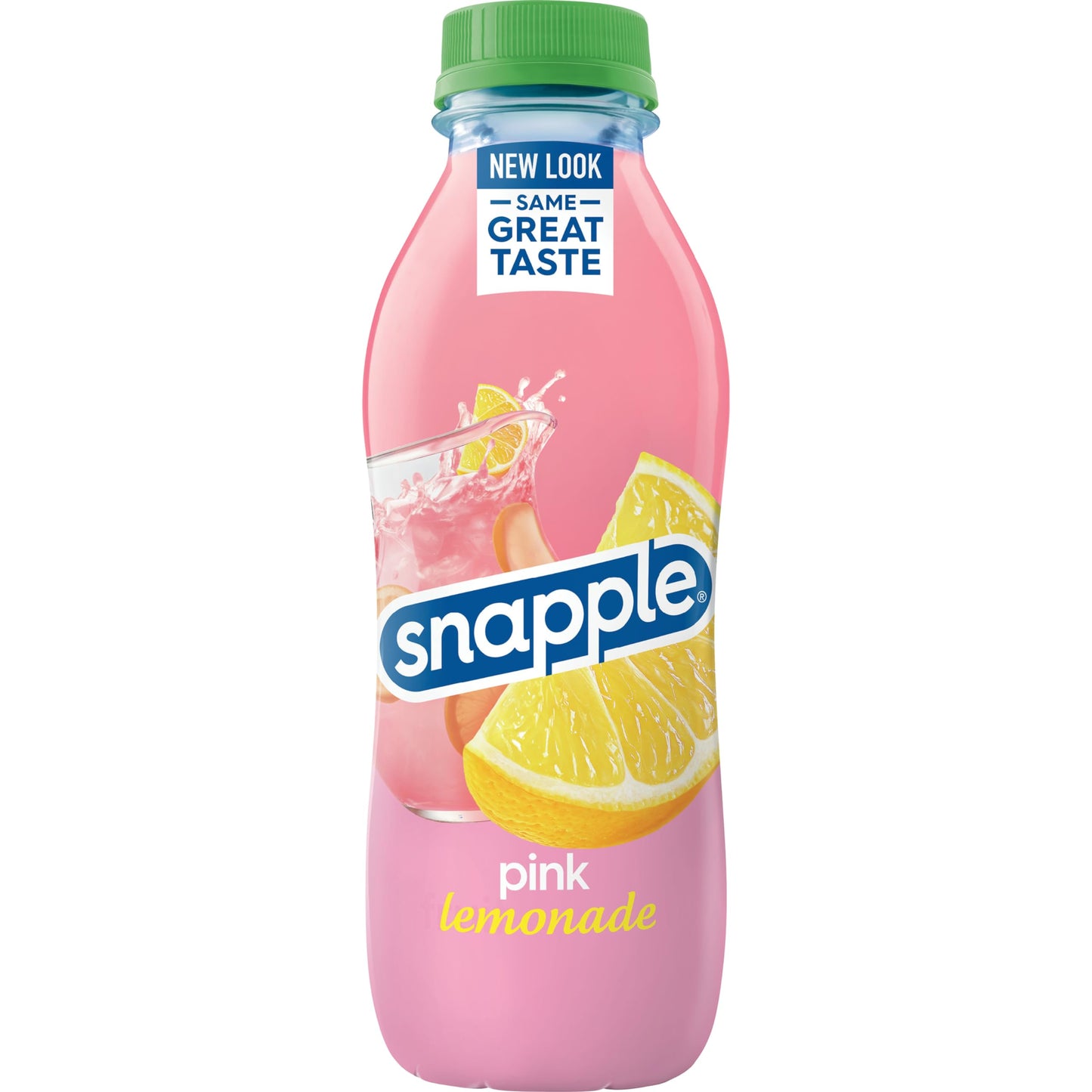 Snapple Pink Lemonade, 16 Fl Oz Recycled Plastic Bottle, Pack Of 12