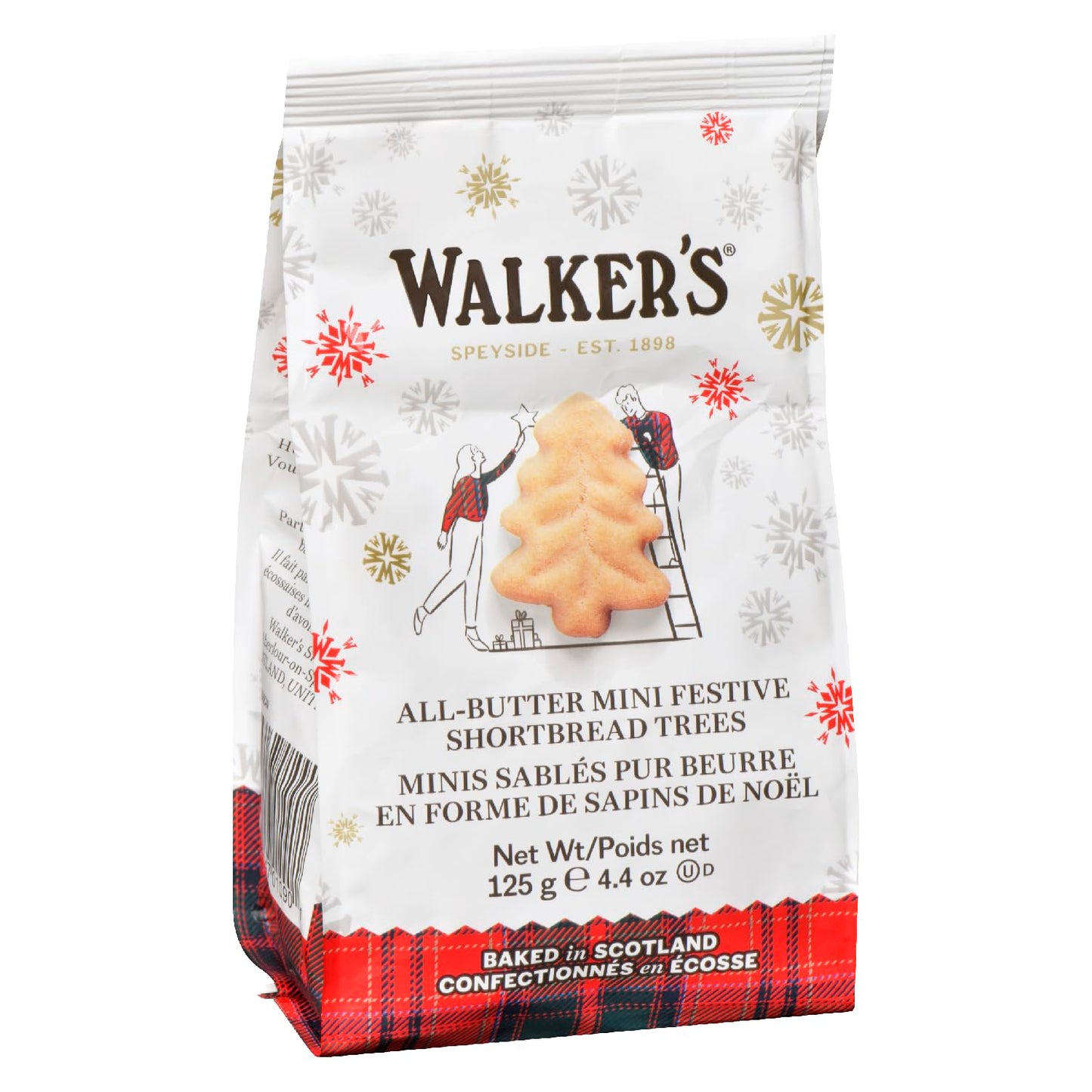 Festive Mini Bag Shortbread Trees (Pack of 2)