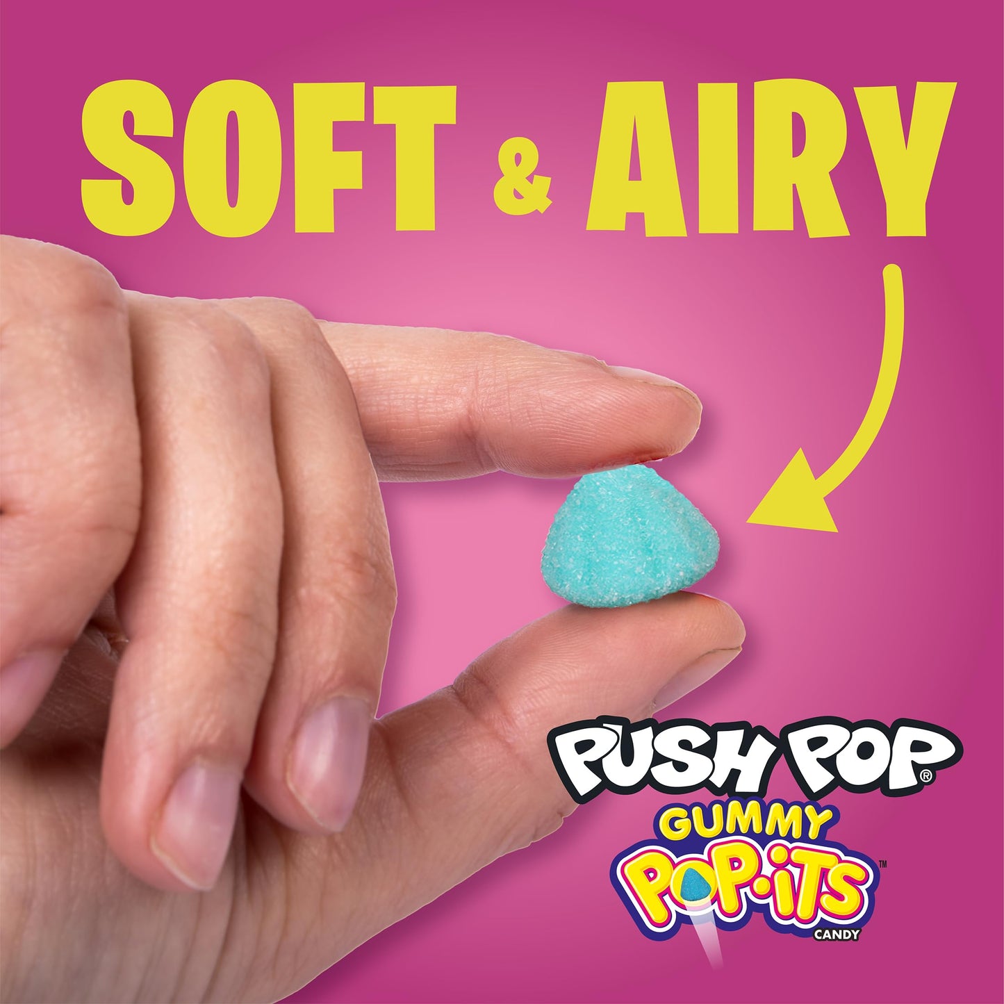 Push Pop Pop-Its Halloween Candy - 8 Ct Bulk Chewy Gummies In Assorted Fruity Flavors - Fun Gummy Candy For Halloween Candy Bowl