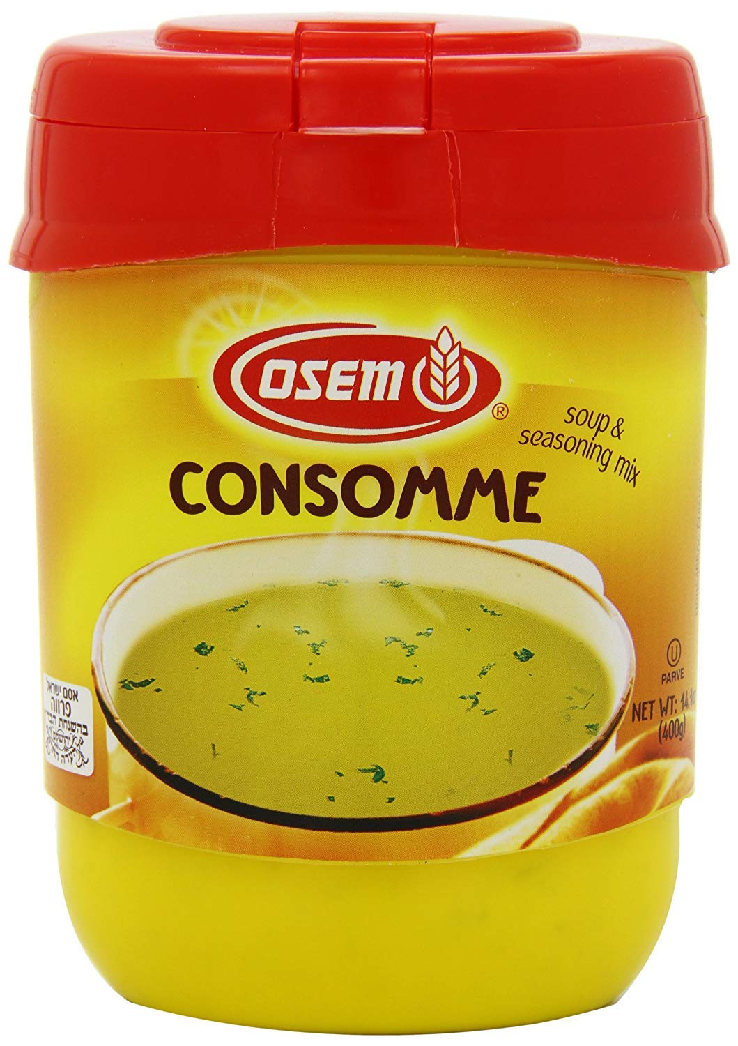 Osem Soup & Seasoning Mix, Vegetable, 14.1-Ounce Containers (Pack of 6)