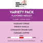 San Francisco Bay Compostable Coffee Pods - Variety Pack Flavored (40 Ct) K Cup Compatible Including Keurig 2.0, Hazelnut, Cinna